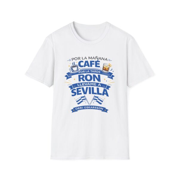 Por la mañana café, por la tarde ron  -  Camiseta